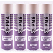 4x Stone Guard White Aerosol Spray Autotek AT00SGW500 UNDERSEAL 500 ML AEROSOL Autotek - NN4 Online 