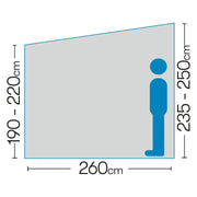 Pluto 2 Air Full Awning (946 - 980 : Size 8 : S) 12020370800002 Quest - Dynamic Drive