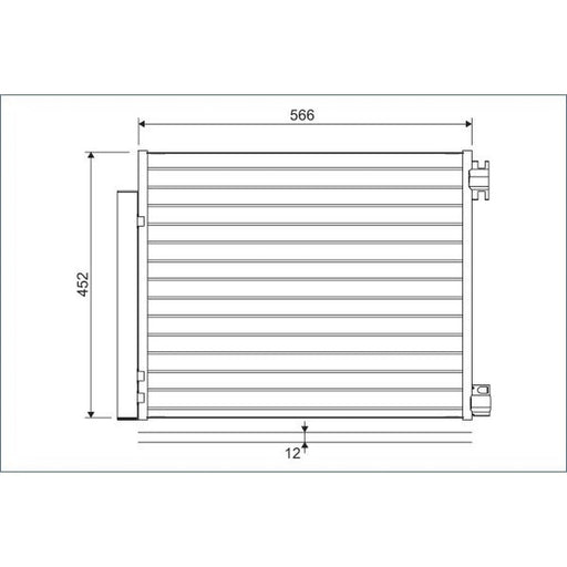 Valeo Air Conditioning Condenser 822569