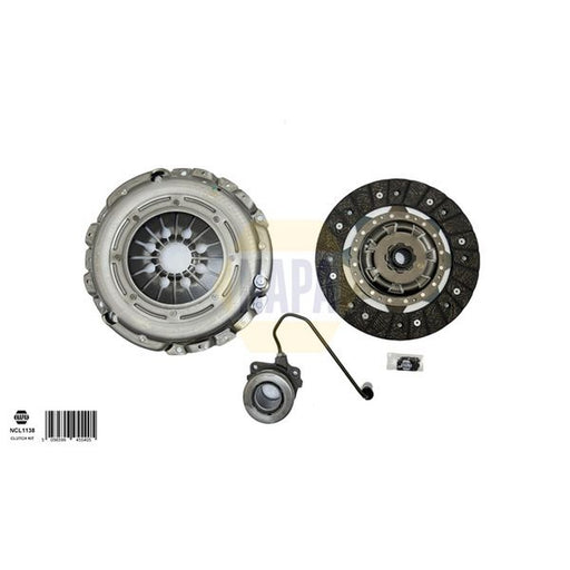 NAPA Clutch Kit Set 3pc fits Opel Zafira / Zafira Family B 2007-2015 1.7