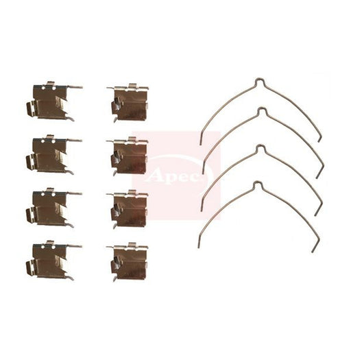 Apec Brake Pad Accessory Fitting Kit Front fits Toyota Avensis 1999-2003