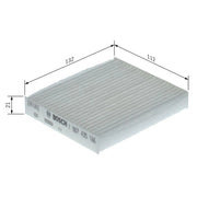 Bosch Cabin Air Filter (Pollen Filter) Rear fits Renault Espace V 2015-2023