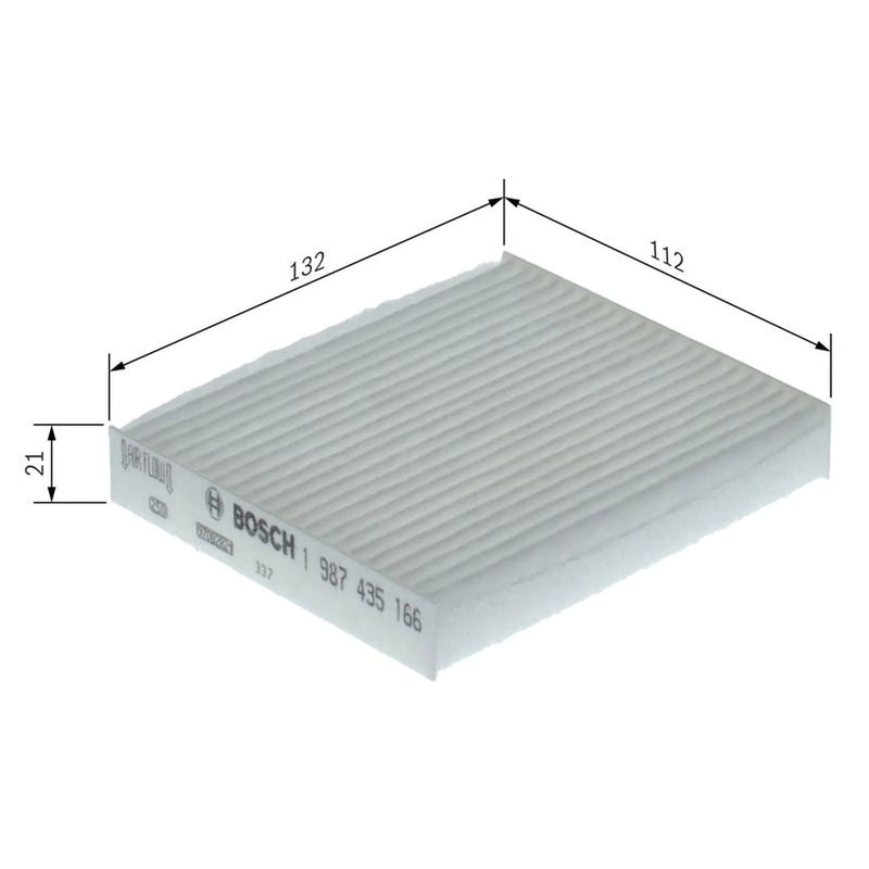 Bosch Cabin Air Filter (Pollen Filter) Rear fits Renault Espace V 2015-2023