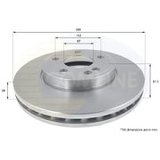 Comline Front & Rear Brake Discs & Pads fits Mercedes-Benz B-Class Sports Tourer