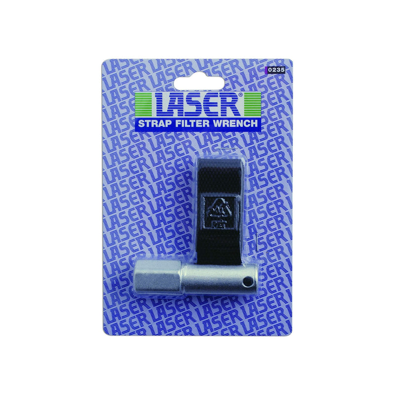 Laser Oil Strap Filter Wrench - to 120mm dia 0235 Laser - Dynamic Drive