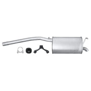 Hella End Silencer Rear fits VW Caddy III 2004-2010 1.4
