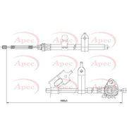 Apec Handbrake Cable Right Rear fits Toyota Yaris 2005-2012 1.0 1.3 1.33 1.4