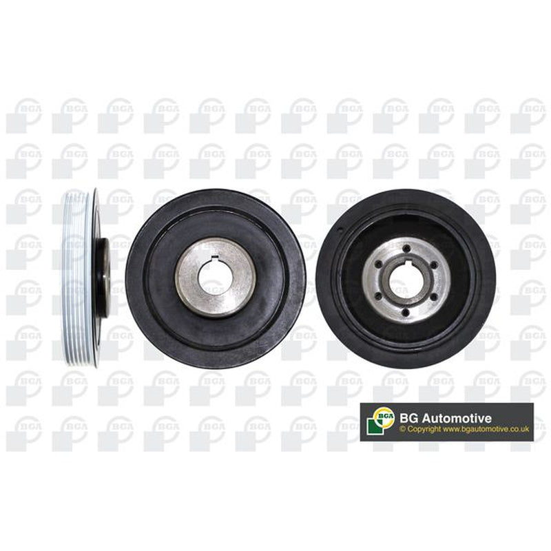 BGA Crank Shaft Belt Pulley fits Citroën Relay I 2001-2002 2.0