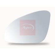 Apec Exterior Wing Mirror Glass Left fits Opel Astra J 2011-2018 1.4 1.6 1.7 2.0