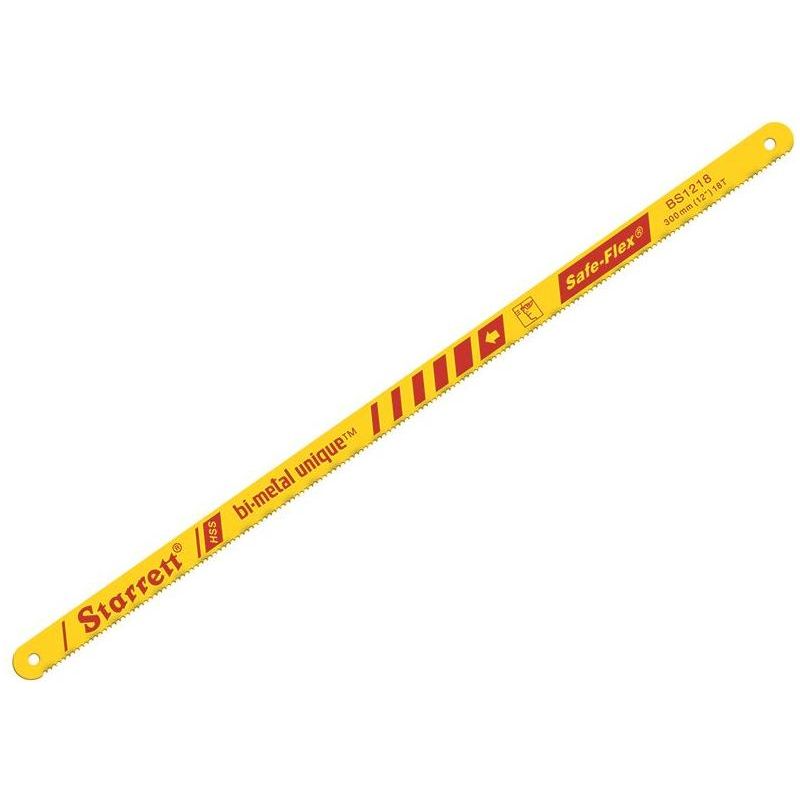 Starrett Bi-Metal Unique Safe-Flex Hacksaw Blade 300mm (12in) x 18 TPI Pack 2 Starrett - Dynamic Drive