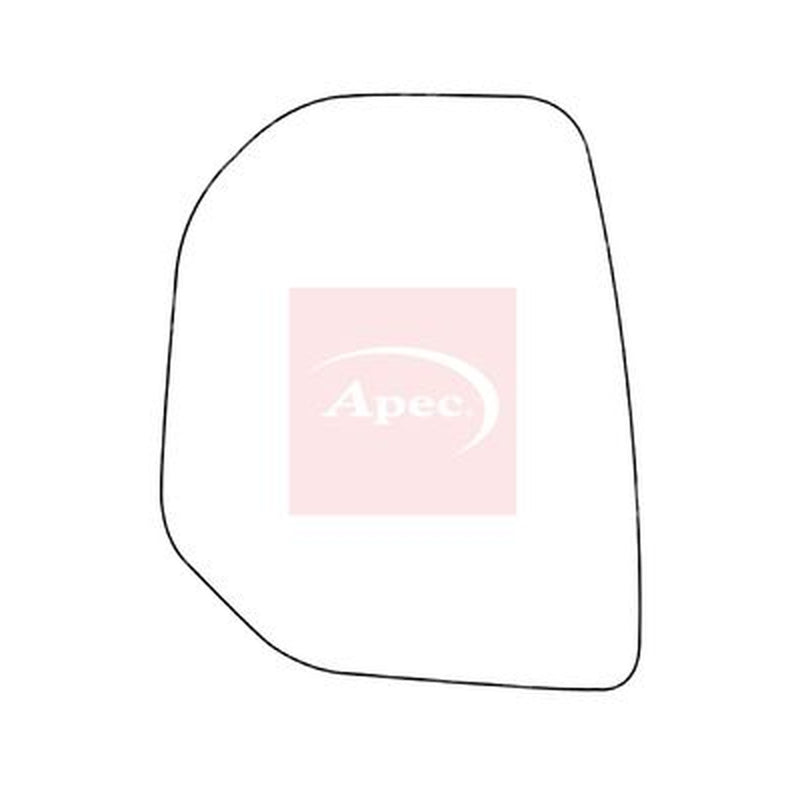 Apec Exterior Wing Mirror Glass Left fits Citroën Berlingo First 2005-2011 1.6