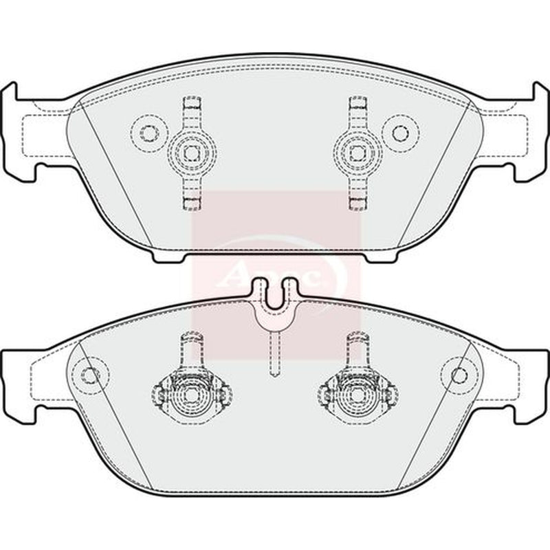 Apec Front Brake / Discs & Pads fits Mercedes-Benz E-Class 2011-2016 207.473