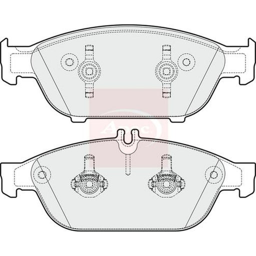 Apec Front Brake Pad Set fits Mercedes-Benz E-Class 2011-2016 207.473