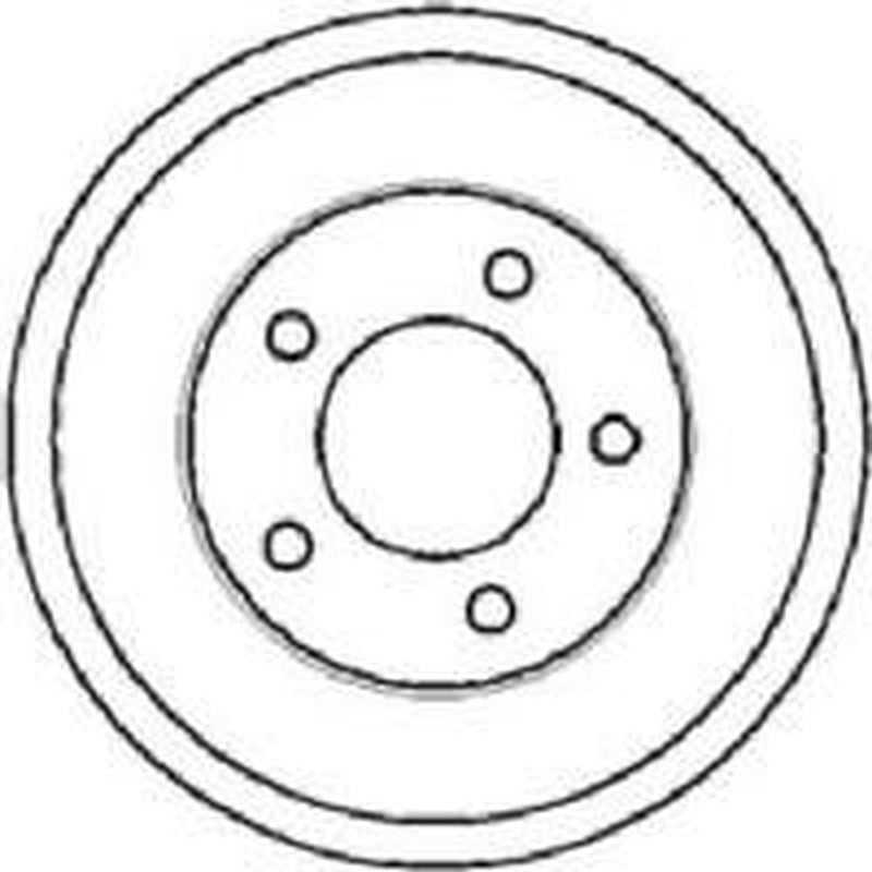 Abtex Brake Drum Assembly Rear fits Ford Tourneo Connect 2002-2013 1.8