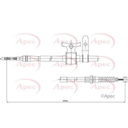 Apec Handbrake Cable Right Rear CAB1321