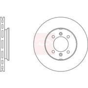 Apec Front Brake Vented Discs & Pads fits MG Tf 2002-2009