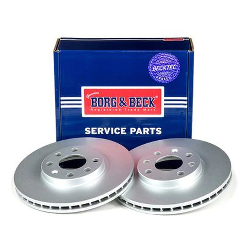 Borg & Beck Front & Rear Brake Discs & Pads fits Opel Meriva B 2010-2017 1.4