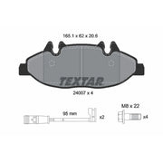 Textar Front Brake Pad Set 2400701