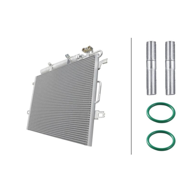 Hella Air Conditioning Condenser fits Mercedes-Benz AMG GT 2020-2021 190.381