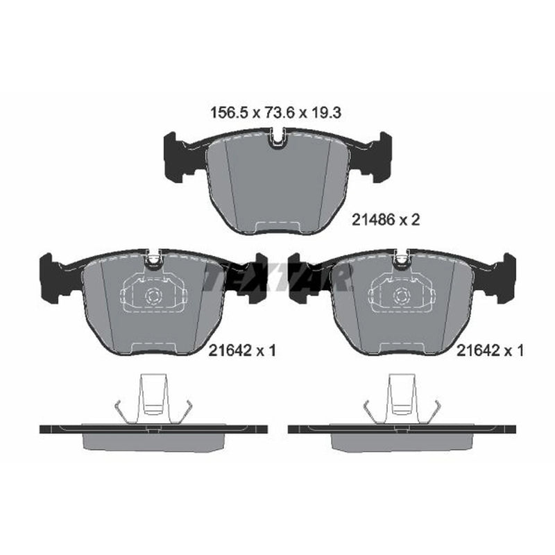 Textar Front Brake Pad Set 2148602
