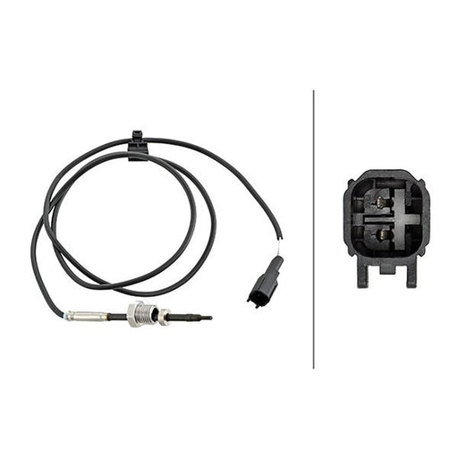 Hella Exhaust Gas Temperature Sensor before soot particulate f fits Ford Transit