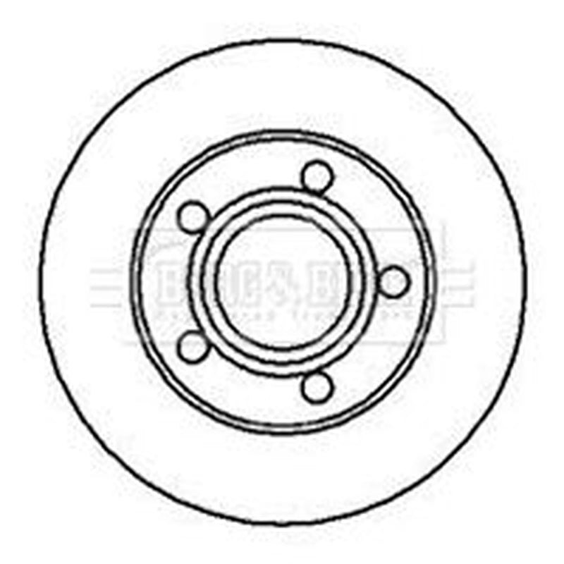 Borg & Beck Rear Brake Solid Discs & Pads fits Audi A8 D2 1994-2000 2.5 4.2