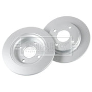Borg & Beck Front & Rear Brake Discs & Pads fits Ford Fiesta VII 2018 on 1.5
