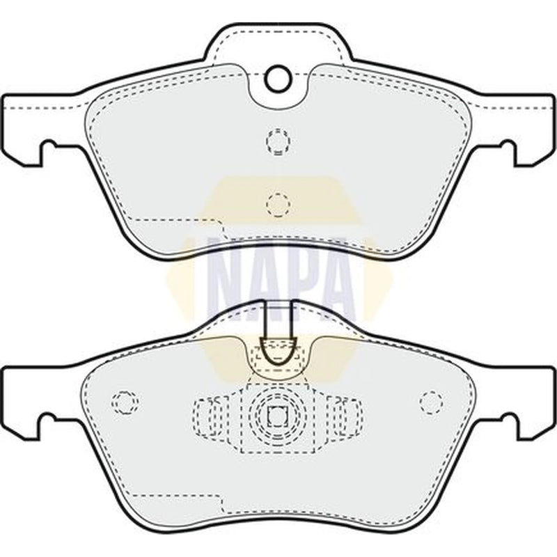NAPA Front Brake Pad Set fits Mini Mini 2001-2008