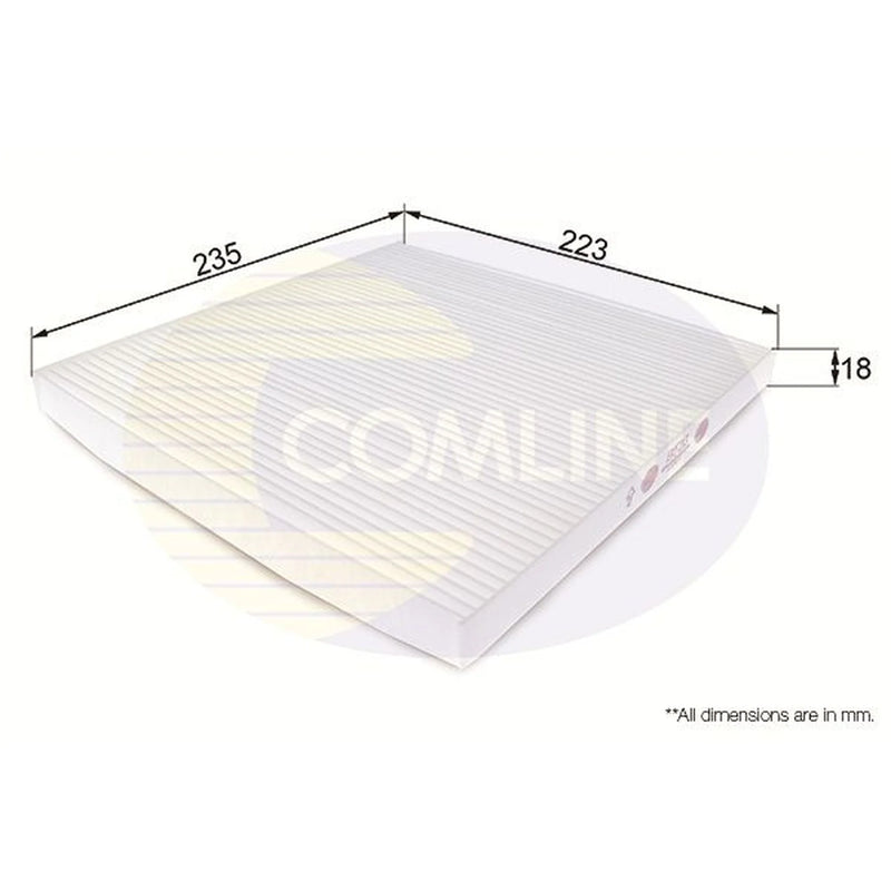 Comline Cabin Air Filter (Pollen Filter) fits Renault Megane Scénic 1996-1999