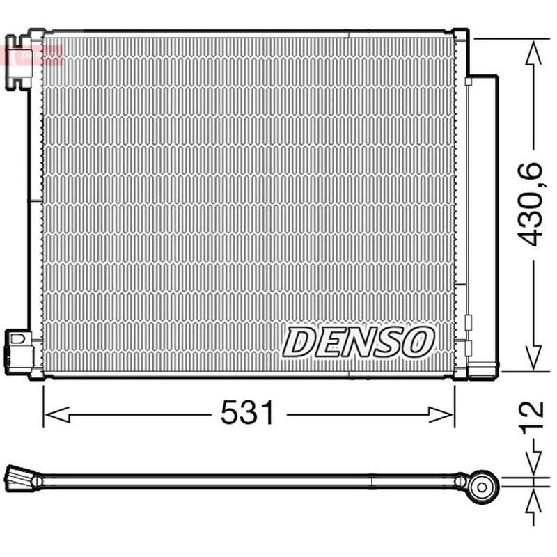 Denso Air Conditioning Condenser fits Renault Grand Kangoo III 2024 on