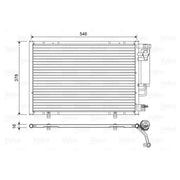 Valeo Air Conditioning Condenser 822613