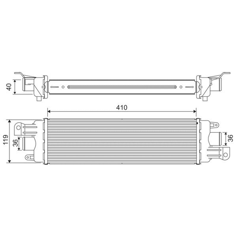 Valeo Intercooler (Charge Air Cooler) 818229