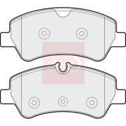 Apec Rear Brake Pad Set fits Ford Tourneo Custom V362 Bus 2012-2023 1.0 2.0 2.2