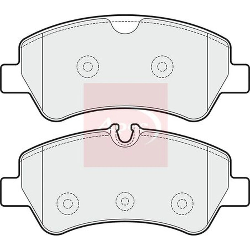 Apec Rear Brake Pad Set PAD1931