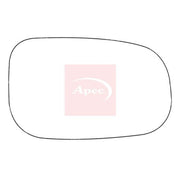 Apec Exterior Wing Mirror Glass Right fits Volvo C30 2006-2012 1.6 1.8 2.0 2.4
