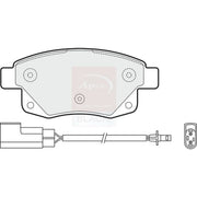 Apec Black Rear Brake Pad Set fits Ford Transit 2006-2014 2.2 2.4 3.2