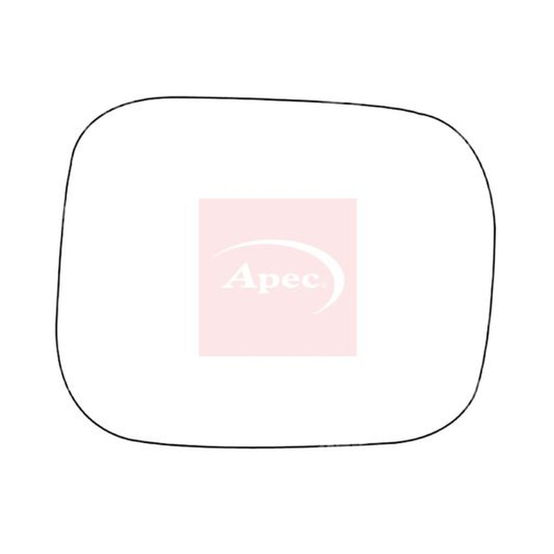 Apec Exterior Wing Mirror Glass Right fits Volvo XC70 II 2007-2016 2.4 3.2
