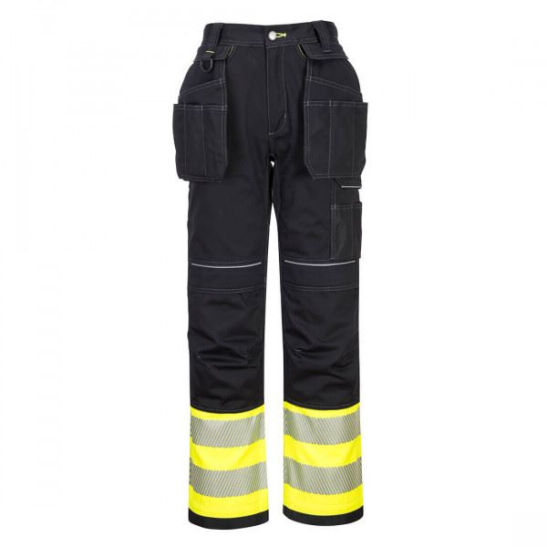 Portwest Pw3 Hi-Vis Holster Pocket Class 1 Trouser W36 PW307YBR36 Portwest - Dynamic Drive