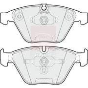 Apec Front Brake Pad Set fits BMW 1 2011-2012