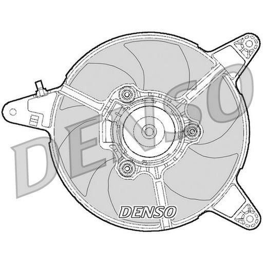 Denso Engine Cooling Fan fits Autobianchi Y10 1986-1995 1.0 1.1 1.3