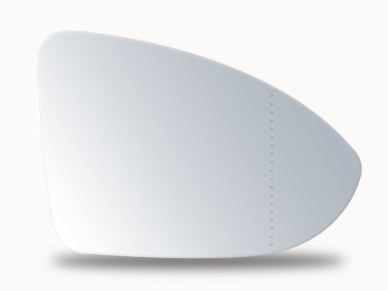 Summit Stick-On Aspheric Mirror Glass fits VW Golf Mk7 2013 on RHS Summit - Bars 4 Cars