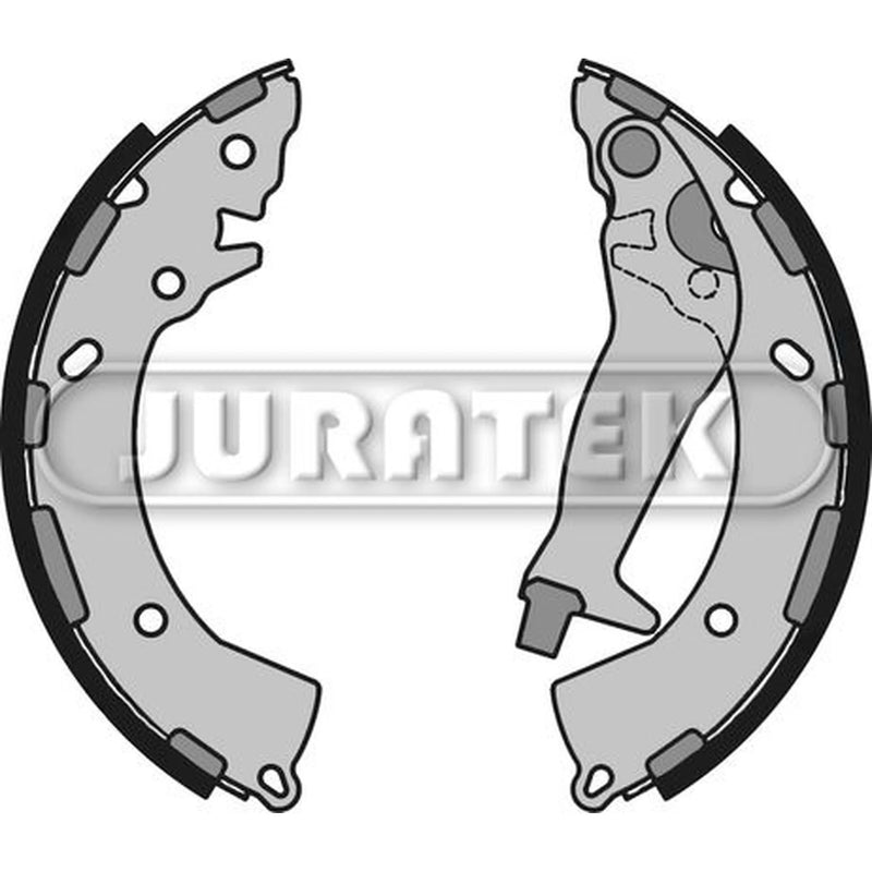 Juratek Brake Shoe Set Axle Kit Rear fits Hyundai Bayon 2021 on 1.0 1.2