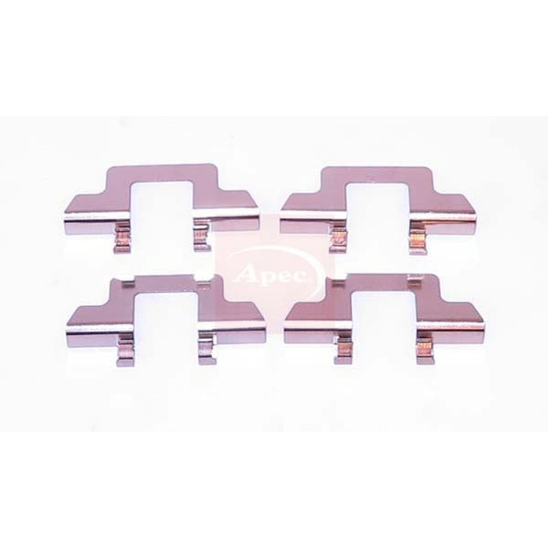 Apec Brake Pad Accessory Fitting Kit Front fits Citroën C2 2003-2012 1.1 1.4