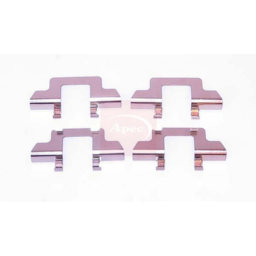 Apec Brake Pad Accessory Fitting Kit Front fits Citroën C2 2003-2012 1.1 1.4