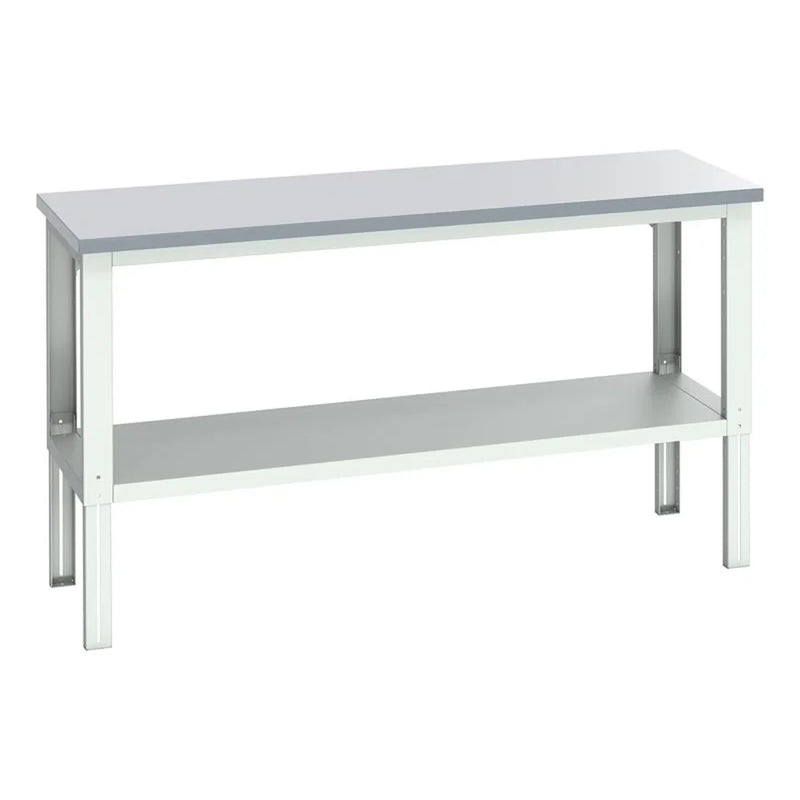 Bott Cubio Adjustable Bench with Shelf, Laminate Top 2000 x 750mm - 41003681.16V