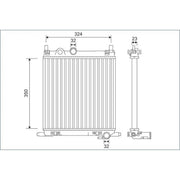 Valeo Engine Radiator 701128