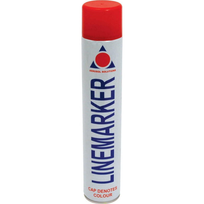 Aerosol Solutions Line Marking Paint - Red - 750ml Aerosol Solutions  - Dynamic Drive