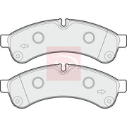 Apec Rear Brake Pad Set fits Iveco Daily IV 2006-2011