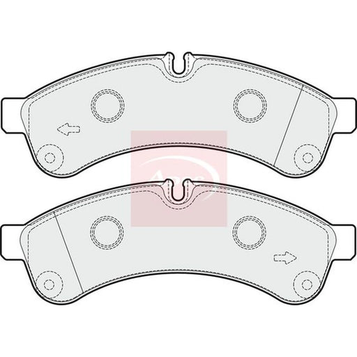 Apec Rear Brake Pad Set PAD1645