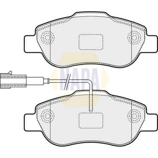 NAPA Front Brake Pad Set NBP1815